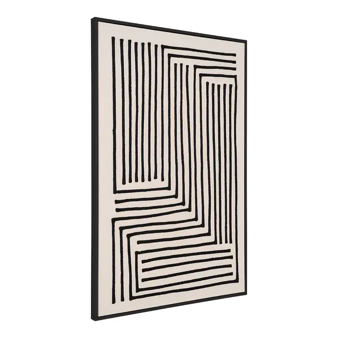 Minimalistic canvas picture &quot;Lipari No. 3&quot;, high -quality art print - Image 2