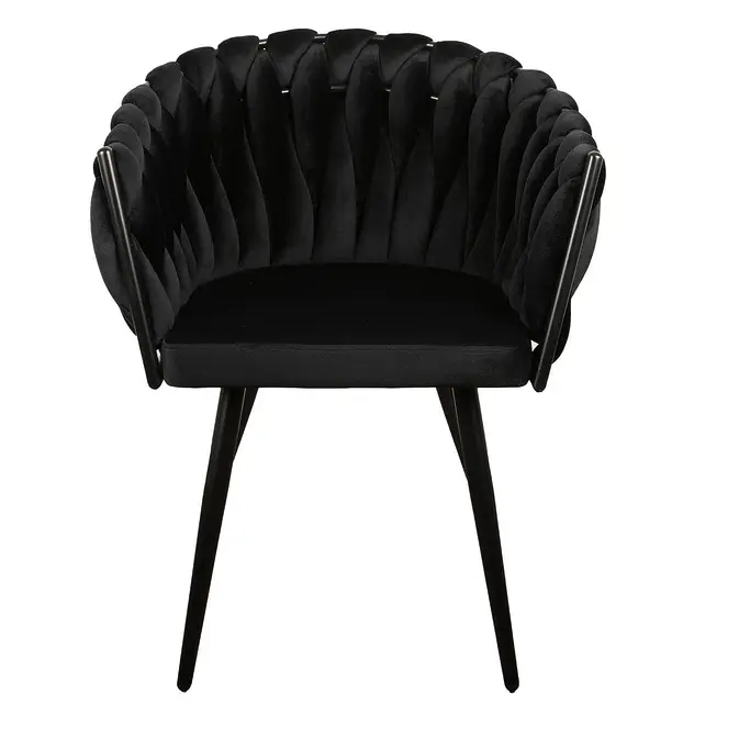 Luxurious designer chair &quot;Wave&quot; Schwarz (2 Set)-Fig. 5