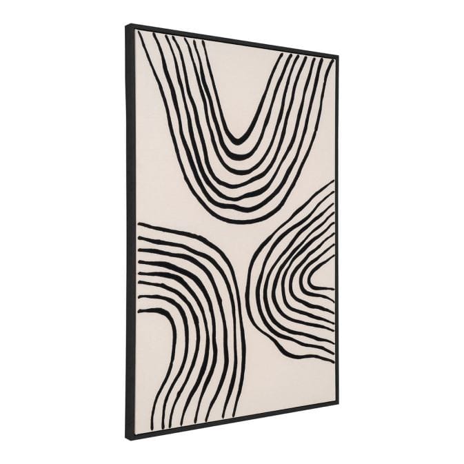 Minimalistisches Leinwandbild "Lipari No. 2", hochwertiger Kunstdruck – Bild 2