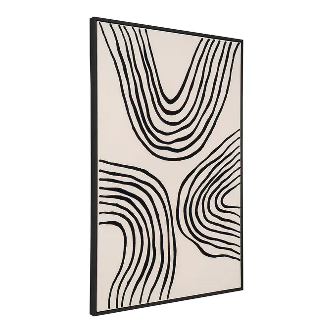 Minimalistisches Leinwandbild "Lipari No. 2", hochwertiger Kunstdruck – Bild 2