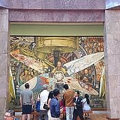 „El Hombre Controlador del Universo“ (Diogo Rivera) – Palacio de Bellas Artes – Mexiko