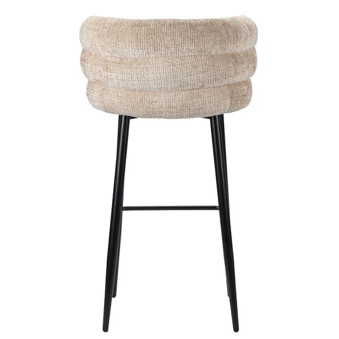 Barstuhl / Bar Chair &quot;Cloud&quot; with cream -colored upholstery - Image 6
