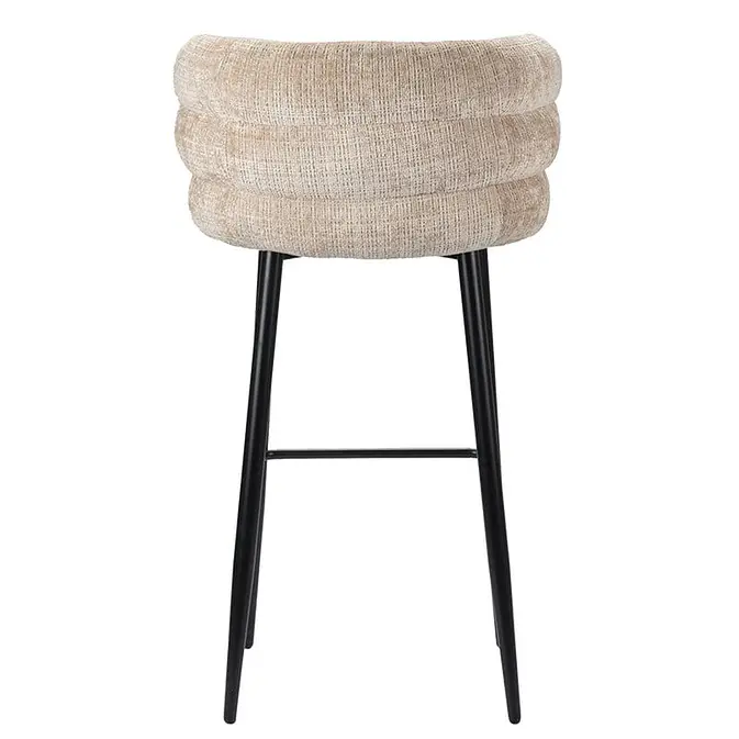 Barstuhl / Bar Chair &quot;Cloud&quot; with cream -colored upholstery - Image 6
