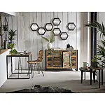 Sideboard aus buntem Altholz (Factory Design / Shabby Chic) – Bild 8