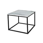 Quadratischer Couchtisch "Epoqa" mit Tischplatte aus echtem Marmor Quadratischer Couchtisch "Epoqa" mit Tischplatte aus echtem Marmor