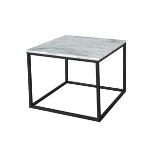 Quadratischer Couchtisch "Epoqa" mit Tischplatte aus echtem Marmor