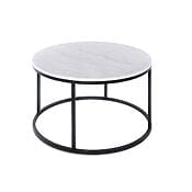 Round coffee table "Epoqa" with a tabletop made of real marble Round coffee table "Epoqa" with a tabletop made of real marble