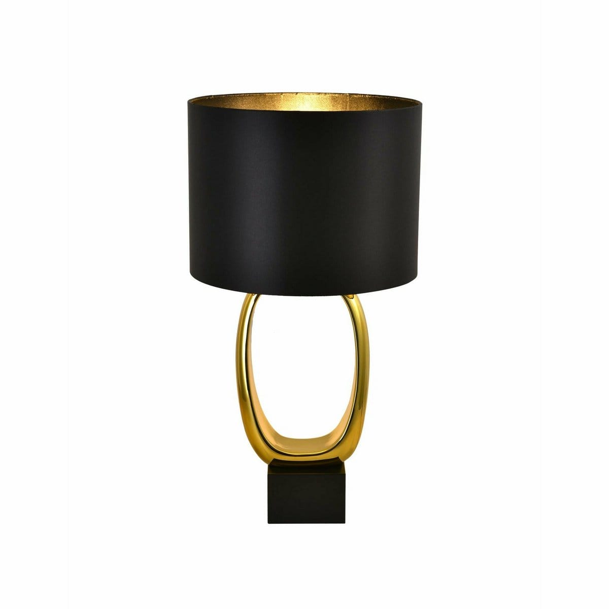 Lampada da tavolo "Mara" con paralume nero satinato Lampada da tavolo "Mara" con paralume nero satinato – Immagine 2