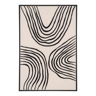 Minimalistic canvas picture &quot;Lipari No. 2&quot;, high -quality art print
