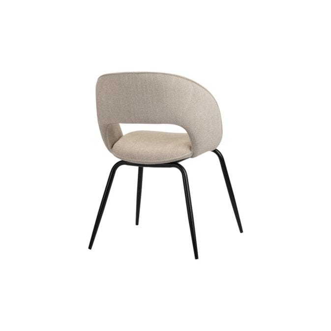 Designerstuhl "Rainbow" in Beige (2er-Set) – Bild 3