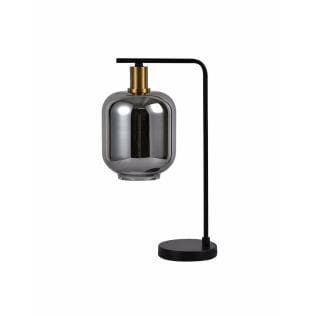 Table lamp &quot;Lily&quot; with smoking glass in minimaluxes design
