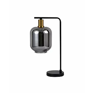 Table lamp &quot;Lily&quot; with smoking glass in minimaluxes design
