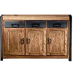 Handgearbeitetes Sideboard "Lumber Palace" aus massivem Akazien-Holz – Bild 2