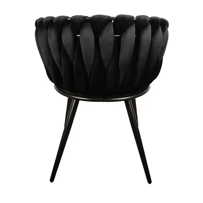 Luxurious designer chair &quot;Wave&quot; Schwarz (2 Set)-Fig. 3