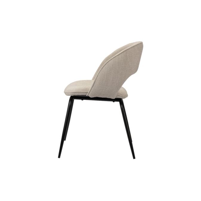 Designerstuhl "Rainbow" in Beige (2er-Set) – Bild 6