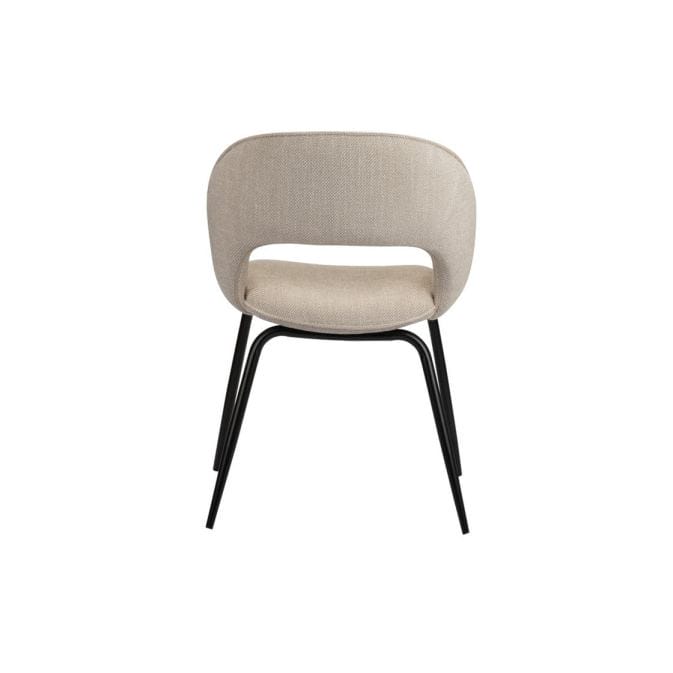 Designerstuhl "Rainbow" in Beige (2er-Set) – Bild 4