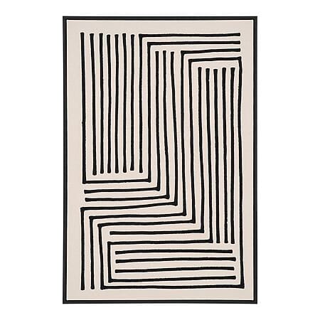 Minimalistisches Leinwandbild "Lipari No. 3", hochwertiger Kunstdruck