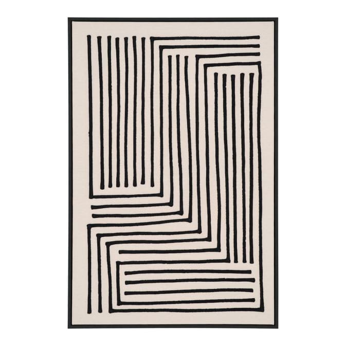 Minimalistic canvas picture &quot;Lipari No. 3&quot;, high -quality art print