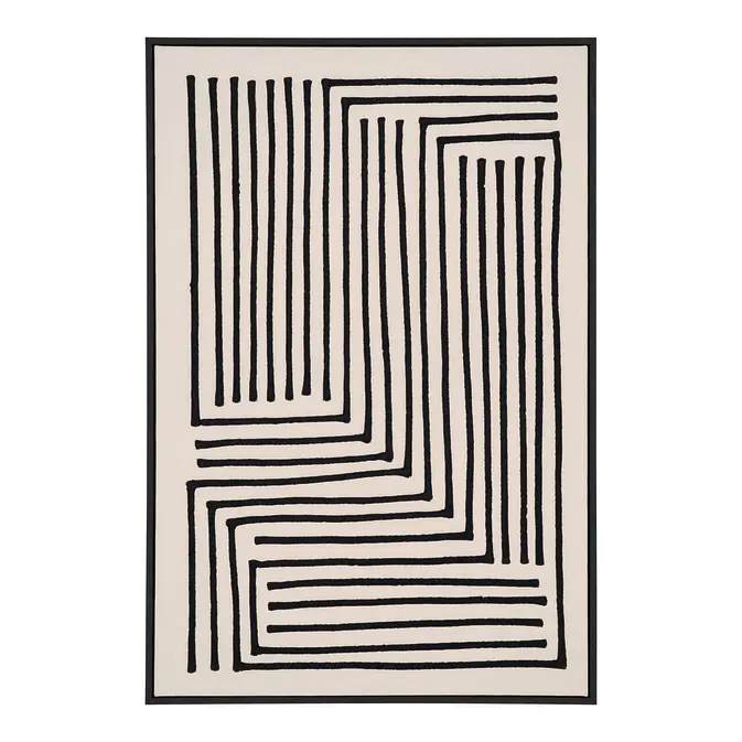 Minimalistic canvas picture &quot;Lipari No. 3&quot;, high -quality art print