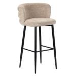 Barstuhl / Bar Chair &quot;Cloud&quot; with cream -colored padding