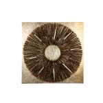 Luxurious mural &quot;Altinoh&quot; made of wood + synthetic resin, black and gold