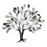 Metal wall relief &quot;Tree&quot; - tree with multi -colored leaves than wall jewelry