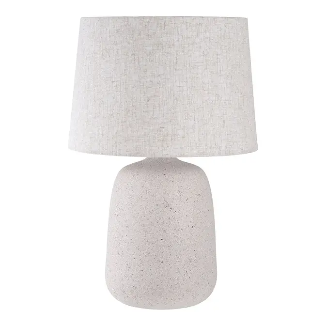 Ceramic table lamp &quot;Croft&quot; from Fiberclay in stone look