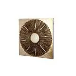 Luxuriöses Wandbild "Altinoh" aus Holz + Kunstharz, schwarz-gold – Bild 3