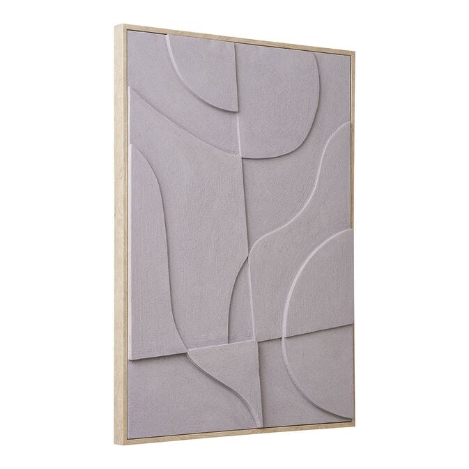 Relief canvas picture &quot;Pour Madeleine&quot;, minimalist wall decoration in sand paint-Fig. 3