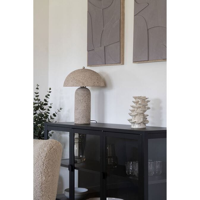 Relief canvas picture &quot;Pour Madeleine&quot;, minimalist wall decoration in sand color-Fig. 5