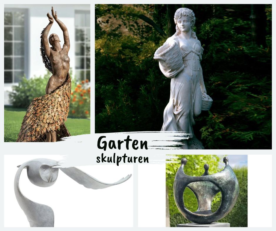 Les sculptures de jardin ajoutent beauté et grandeur aux espaces extérieurs.