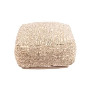 Comfortabele jute kruk (beige)