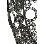 J-Line Hängesessel + Kissen "Bula" aus Aluminium/Rattan, schwarz – Bild 8