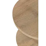 J-Line Esstisch "Eli" aus Mangoholz Natur, skulpturales Design – Bild 4