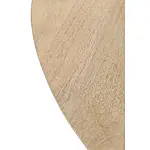 J-Line Esstisch "Eli" aus Mangoholz Natur, skulpturales Design – Bild 2
