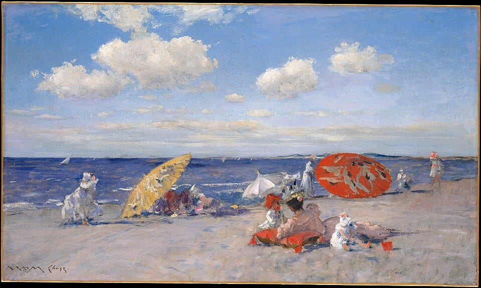 Am Meer – Gemälde von William Merritt Chase