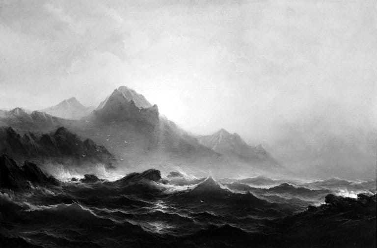 Monochromatische Seelandschaft von James Hamilton