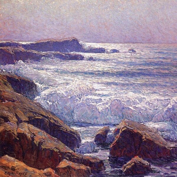 Blaue Lagune von Edgar Alwyn Payne