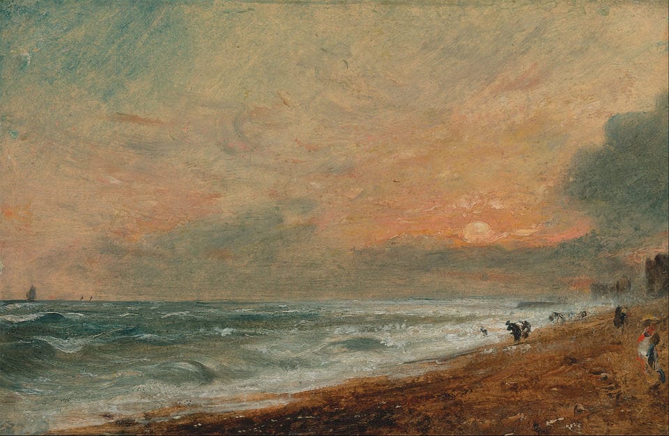 Hove Beach von John Constable (1776–1837)
