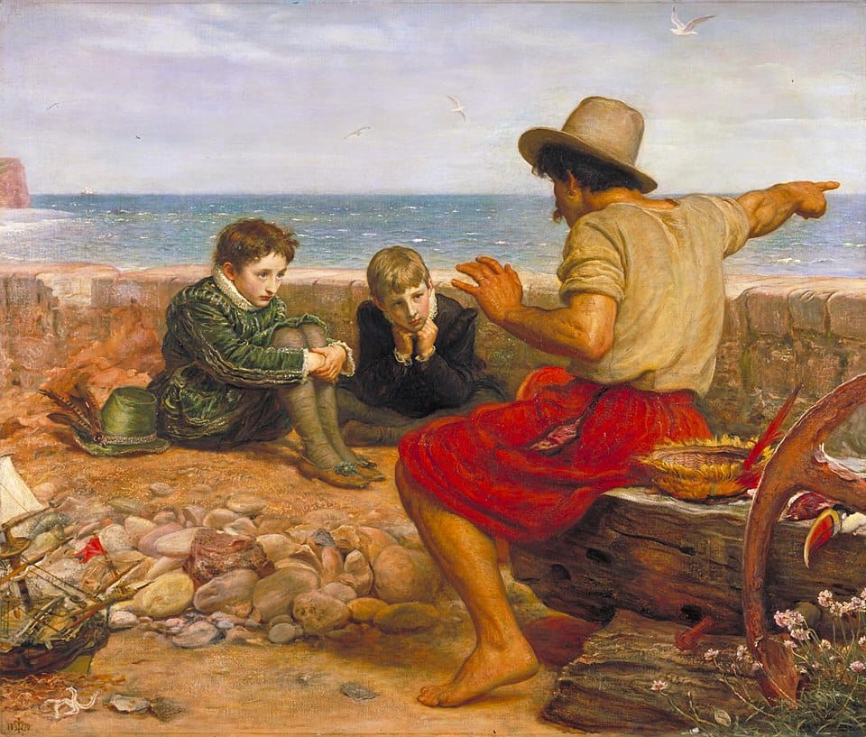 John Everett Millais (1829-1896) - The Boyhood of Raleigh
