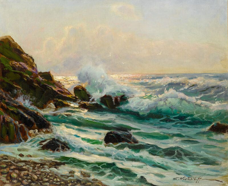 Maine Seascape von Constantin Westchiloff (entstanden zwischen 1930 und 1945); Standort: Metropolitan Museum of Art (USA)