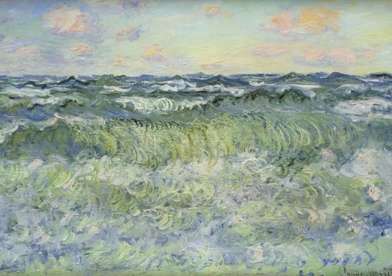 „Marine, Pourville“ (1881) von Claude Monet