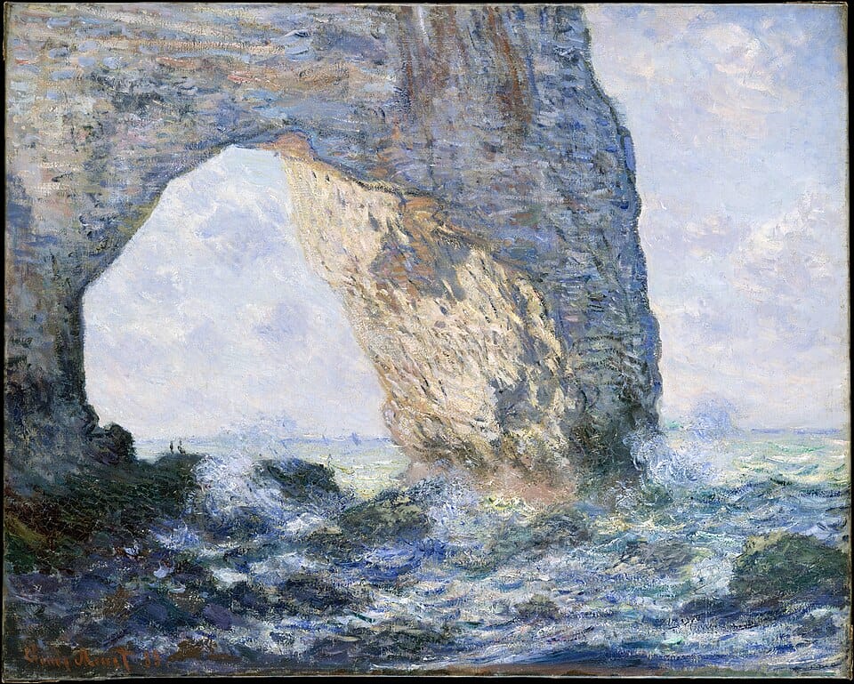 The Manneporte (Étretat) von Claude Monet (1840–1926)