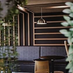 For the catering industry, acoustic panels offer completely new possibilities for creating comfort and ambience for their guests.