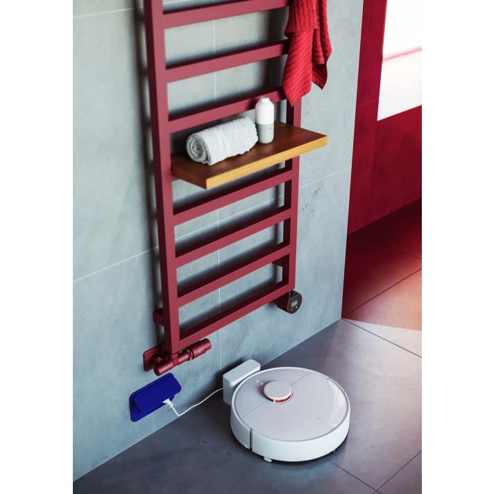 Im Badezimmer übernehmen sie zusätzlich die Funktion eines Handtuchtrockners.
