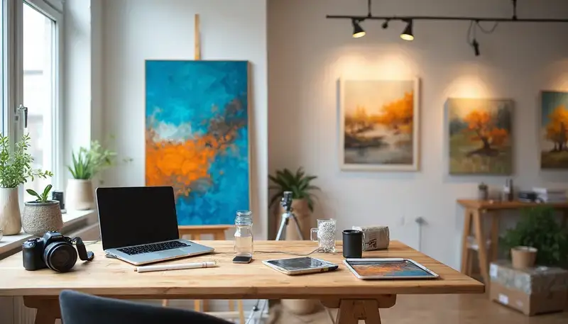Vendre de l'art en ligne : Stratégies éprouvées pour votre propre boutique en ligne