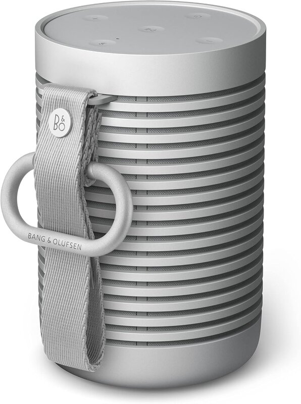 Bang & Olufsen Beosound Explore – Tragbarer Bluetooth Lautsprecher, wasserdicht IP67, robuster Outdoor für Camping, Reisen und Zuhause, 360° Sound