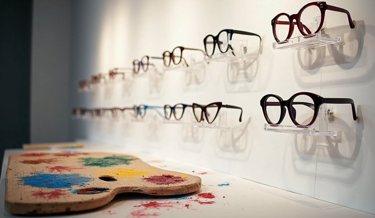 Die Brille als visuelles Markenzeichen in der Kunstwelt