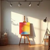 The optimal lighting in the artist studio begins to understand the basics of light.