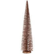 J -Line Dekorativer Weihnachtsbaum, dezenter Glitzereffekt (Braun) J -Line Dekorativer Weihnachtsbaum, dezenter Glitzereffekt (Braun)